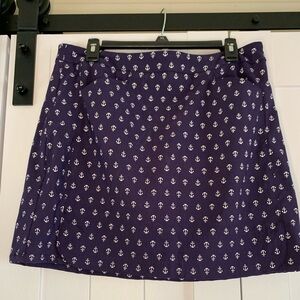 Kate Parker Anchor Skort L Navy Golf Tennis Pockets